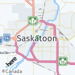Map for location: Saskatoon, Canada