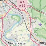 Map for location: Zündorf, Germany