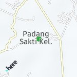 Map for location: Padang Sakti, Indonesia