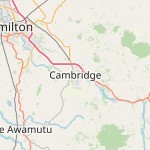 Map for location: Cambridge, New Zealand