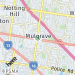 Map for location: Mulgrave, Australia