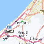 Map for location: Temara, Morocco