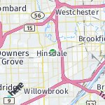 Map for location: Hinsdale, United States