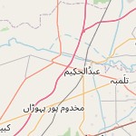 Map for location: Abdul Hakim, Pakistan