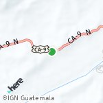 Map for location: Galluser, Guatemala