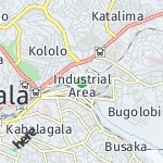 Map for location: Industrial Area, Uganda