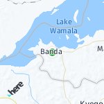 Map for location: Banda, Uganda