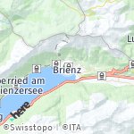 Map for location: Brienz, Swiss