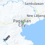 Map for location: Pagadian City, Philippines