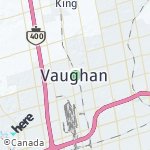 Map for location: Vaughan, Canada