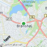 Map for location: Brønshøj, Denmark