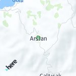 Map for location: Arslan, Turkey