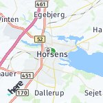 Map for location: Horsens, Denmark