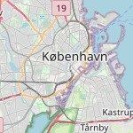 Map for location: Indre By, Denmark