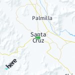 Map for location: Santa Cruz, Chile