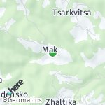 Map for location: Mak, Bulgaria
