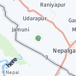 Map for location: Sitapur, Nepal
