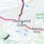 Map for location: Thousand Oaks, United States