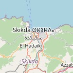 Map for location: Skikda, Algeria