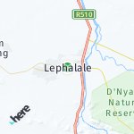 Map for location: Lephalale, South Africa