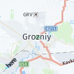 Map for location: Grozniy, Russia