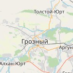 Map for location: Grozniy, Russia