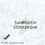 Map for location: Sargento, Guatemala