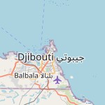 Map for location: Djibouti, Djibouti
