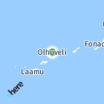 Map for location: Olhuveli, Maldives