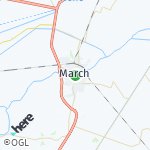 Map for location: March, United Kingdom