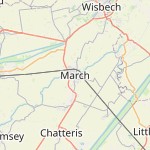 Map for location: March, United Kingdom