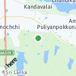 Map for location: Ramanathapuram, Sri Lanka