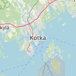 Map for location: Kotka, Finland