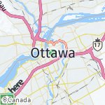 Map for location: Ottawa, Canada