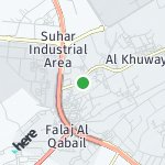 Map for location: Falaj Al Qabail, Oman