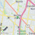 Map for location: Noble Park, Australia