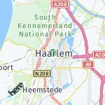 Map for location: Haarlem, Netherlands