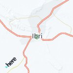 Map for location: Ibri, Oman