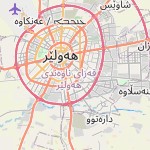 Map for location: Erbil, Iraq