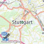 Map for location: Stuttgart, Germany