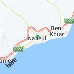 Map for location: Nabeul, Tunisia