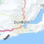 Map for location: Dunedin, New Zealand