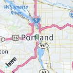 Map for location: Portland, United States