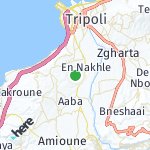 Map for location: En Nakhle, Lebanon