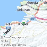 Map for location: Koper, Slovenia