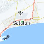 Map for location: Salalah, Oman