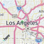 Map for location: Los Angeles, United States