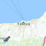 Map for location: Yalova, Turkey