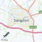 Map for location: Swindon, United Kingdom