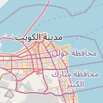 Map for location: Hawally, Kuwait